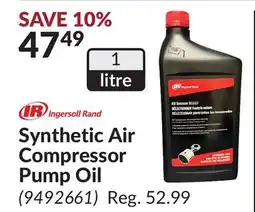 Princess Auto Synthetic Air Compressor Pump Oil offer