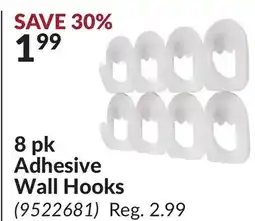 Princess Auto 8 pk Adhesive Wall Hooks offer