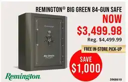 Cabela's Remington Big Green 84-Gun Safe offer