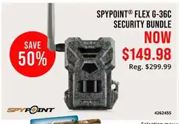 Cabela's SPYPOINT FLEX G-36C Security Bundle offer