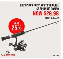 Cabela's BASS PRO SHOPS XPS PRO GUIDE ICE SPINNING COMBO offer