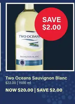 LCBO Two Oceans Sauvignon Blanc offer