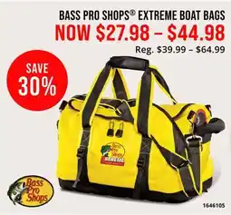 Cabela's BASS PRO SHOPS EXTREME BOAT BAGS offer