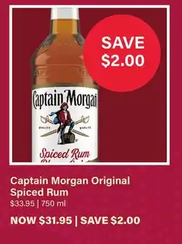 LCBO Captain Morgan Original Spiced Rum offer