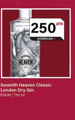 LCBO Seventh Heaven Classic London Dry Gin offer