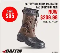Cabela's BAFFIN MOUNTAIN INSULATED PAC BOOTS FOR MEN offer