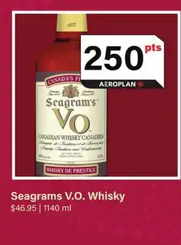 LCBO Seagrams V.O. Whisky offer