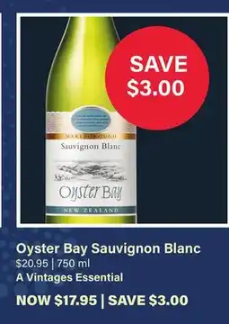 LCBO Oyster Bay Sauvignon Blanc offer