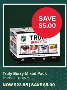 LCBO Truly Berry Mixed Pack offer