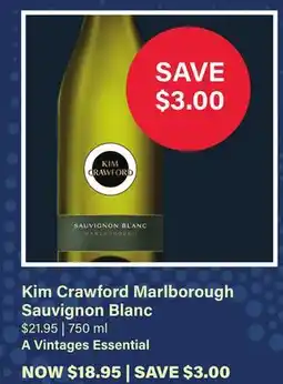 LCBO Kim Crawford Marlborough Sauvignon Blanc offer