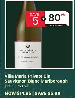 LCBO Villa Maria Private Bin Sauvignon Blanc Marlborough offer