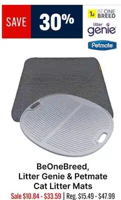 Ren’s Pets Depot BeOneBreed, Litter Genie & Petmate Cat Litter Mats offer