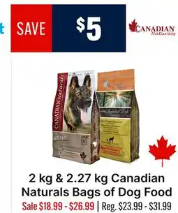 Ren’s Pets Depot Canadian Naturals Bags of Dog Food offer