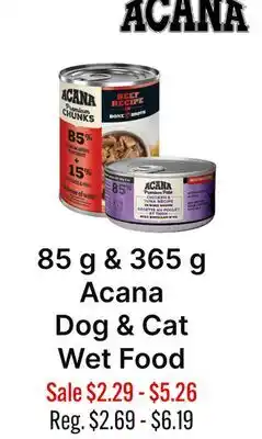 Ren’s Pets Depot Acana Dog & Cat Wet Food offer