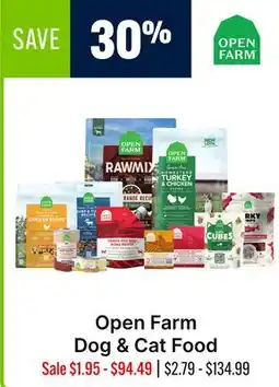 Ren’s Pets Depot Open Farm Dog & Cat Food offer