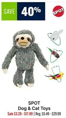 Ren’s Pets Depot SPOT Dog & Cat Toys offer