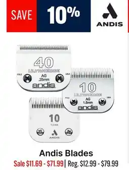 Ren’s Pets Depot Andis Blades offer