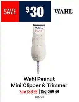 Ren’s Pets Depot Wahl Peanut Mini Clipper & Trimmer offer