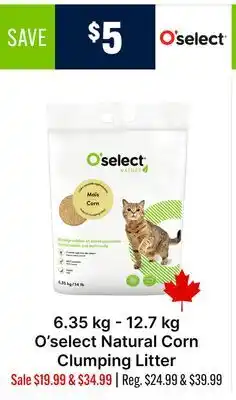 Ren’s Pets Depot O'select Natural Corn Clumping Litter offer