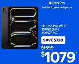 Walmart 11" iPad Pro Wi-Fi 256GB (M4) offer