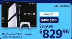 Walmart PlayStation 5 Pro console offer