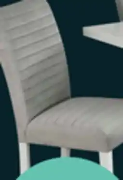 The Brick Garbo Dining Chair with Velvet Fabric, Wood - Grey offer