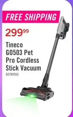 The Brick Tineco GO503 Pet Pro Cordless Stick Vacuum with Zerotangle Brush Technology - VS200200US offer