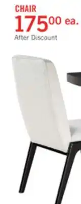 The Brick Alma Dining Chair with Boucle Fabric - Charcoal Black & White offer