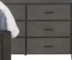 The Brick Koda Bedroom 6-Drawer Dresser, 60W x 36H, Acacia Wood - Grey offer