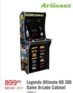 The Brick AtGames Legends Ultimate HD 300 Game Arcade Cabinet offer