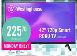 The Brick Westinghouse 42 720p Smart ROKU TV offer