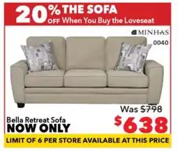 Surplus Furniture Bella Retreat Sofa offer