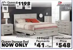 Surplus Furniture Aurora Oak Queen Storage Bed offer