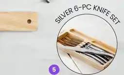 Stokes SILVER 6-Pc Knife Set with Wooden Box offer