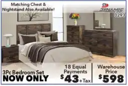Surplus Furniture Montana 3PC Queen Bedroom Set offer