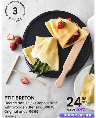 Stokes PTIT BRETON Electric Non-Stick Crepe Maker offer