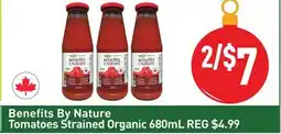 Healthy Planet Benefits By Nature Tomatoes Strained Organic offer