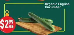 Healthy Planet Organic English Cucumber offer