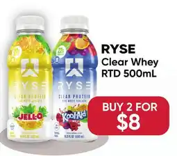 Healthy Planet RYSE Clear Whey RTD offer