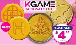 Showcase KGAME DALGONA COOKIES offer