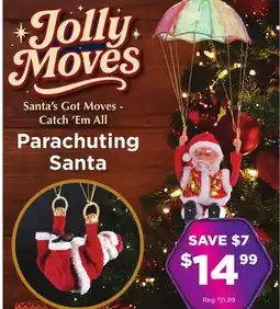 Showcase Jolly MOVES Parachuting Santa offer