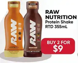 Healthy Planet RAW NUTRITION Protein Shake RTD offer