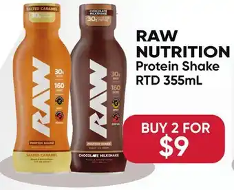 Healthy Planet RAW NUTRITION Protein Shake RTD offer