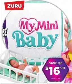 Showcase ZURU My Mini Baby offer