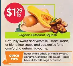 Healthy Planet Organic Butternut Squash Roast offer