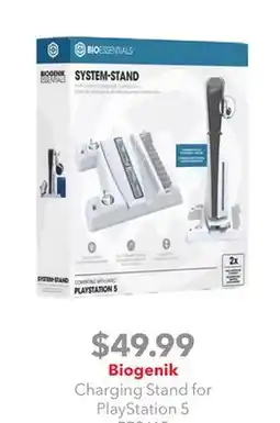 GameStop Biogenik Charging Stand for PlayStation 5 offer