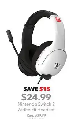 GameStop Nintendo Switch 2 Airlite Fit Headset offer