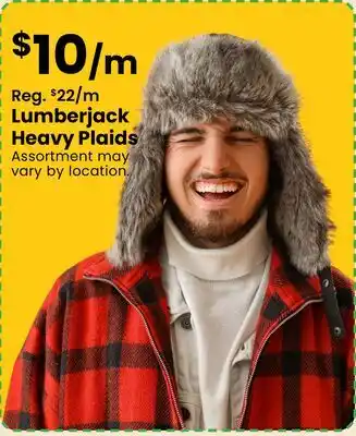 Fabricland Lumberjack Heavy Plaids offer