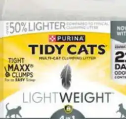 Petvalu Purina Tidy Cats Cat Litter offer