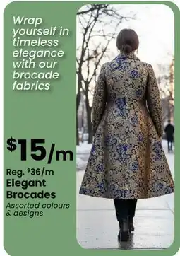 Fabricland Elegant Brocades offer